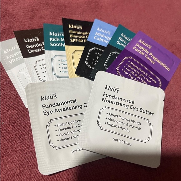 Other - Klairs samples combo of 9